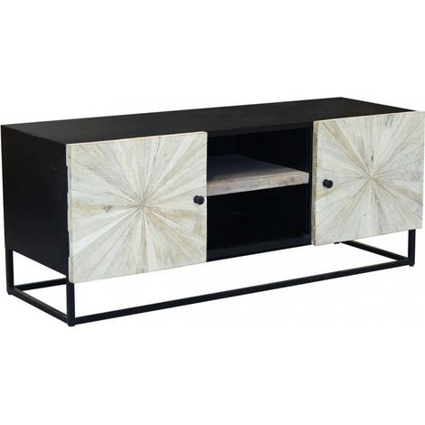 Mobile TV Stanford 140x46x56 h cm in Legno Marrone (1/5)