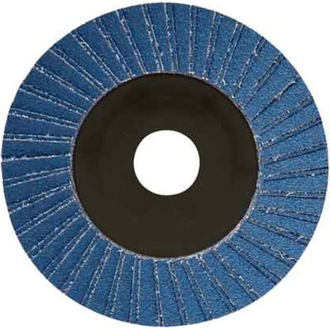 Disco lamellare allo zirconio diametro 115x22 mm - grana 120 conf. da 10 pz
