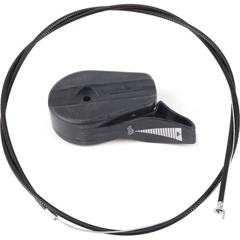 Kit de remplacement câble accélérateur tondeuse à gazon universel 149 cm noir haute résistance pour entretien jardin (1/5)