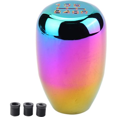 Pommeau de levier de vitesses manuel universel pour voiture, 6 vitesses (couleur assortie) (1/4)