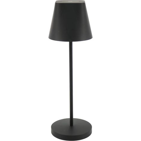 Lampe de Bureau LED, Variation de l’Intensité Lumineuse, Résistante à l’Eau, Pour l'intérieur et l’extérieur, Antidérapante et Stabilité, Noir, Moderne Design (1/5)