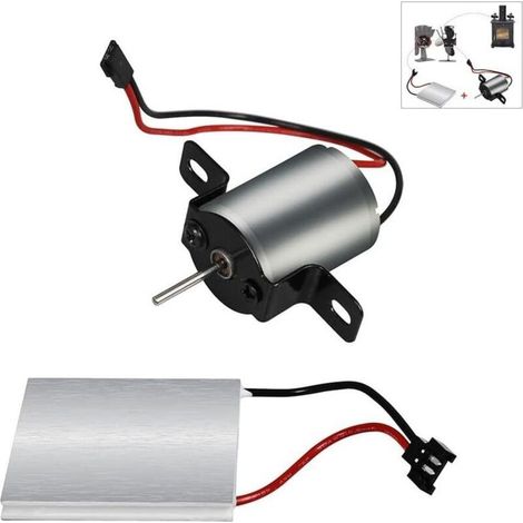 1 Kit de réparation ventilateur cheminée, métal robuste, générateur électrique, compatible poêle (1/5)