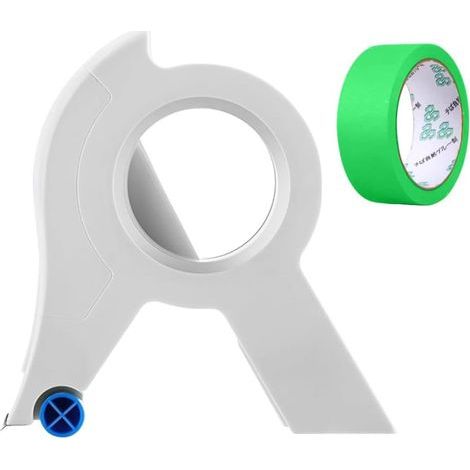 Masking tape cutting tool for interior decoration, masking tape dispenser, simple sewing machine (green) (1/5)