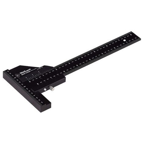 Règle de Traçage de Menuiserie en Forme de T, Règle de Menuiserie en Alliage D'aluminium, Outil de Marquage de Menuiserie de Précision Carrée pour Travail du Bois (1/5)