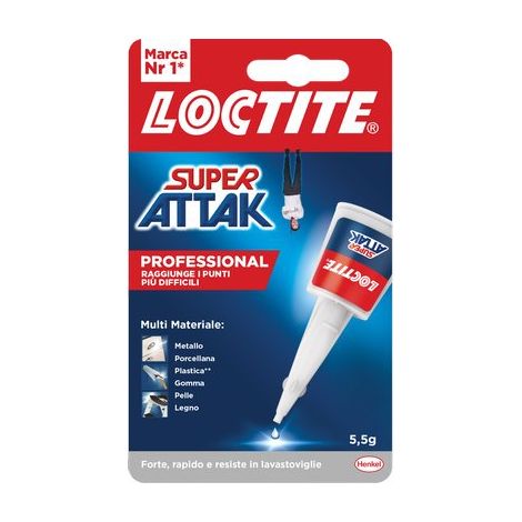 LOCTITE ATTAK PROFESSIONAL - GR 5,5 CF=PZ 24- 1 confezioni