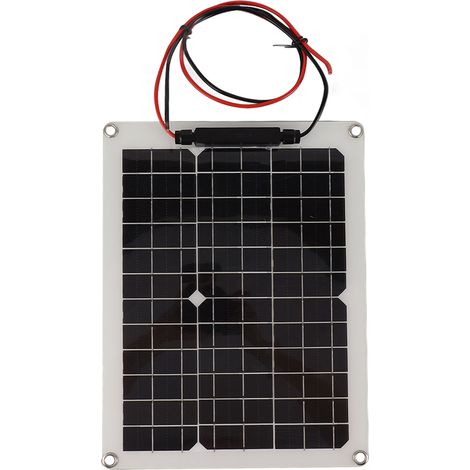 Kit panneau solaire 300 W avec contrôleur de charge solaire haute efficacité et 2 ports USB pour camping, camping-car et bateau. Idéal pour le camping, les caravanes et les bateaux. (1/5)