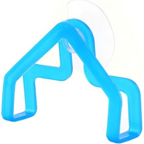 Filiyano-Porte-éponge pour lavabo bleu clair (1/2)