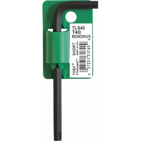 Clé torx bondhus t27 haute résistance acier protanium