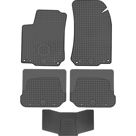 DOMA 211366 Fußmatten + Abdeckung 251992 – Seat Leon I 1999–2005 / Seat Toledo II 1999–2004 / VW New Beetle 1998–2011 / VW Bora 1998–2004 / VW Golf IV 1997–2006, ovale Trittstufe vorne