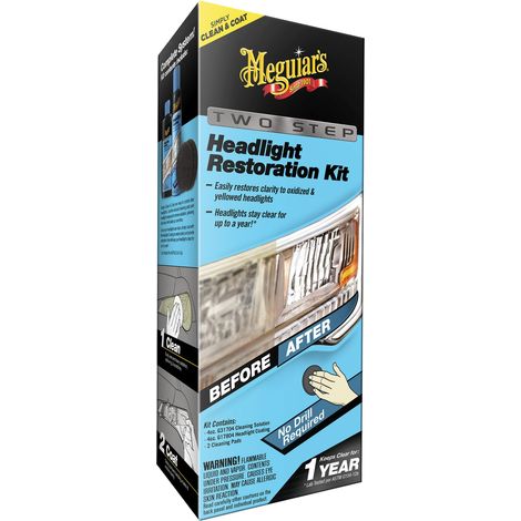 Meguiar’s® Kit rénovation optiques clarté parfaite, 1 Kit/emballage (1/2)