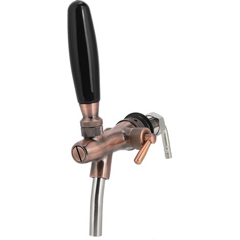 Robinet de bière réglable à filetage G5/8, couleur bronze, pour bars et restaurants à domicile. (1/5)