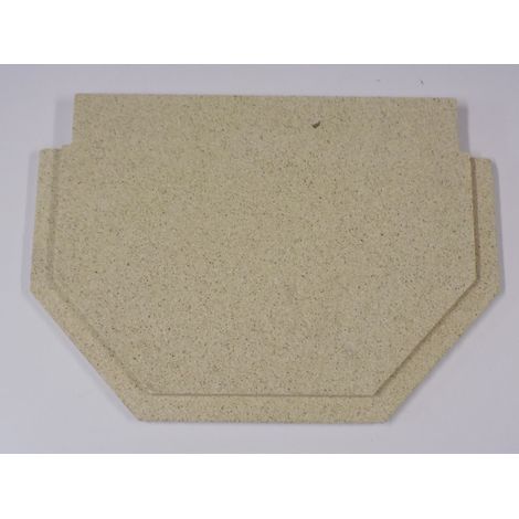 Déflecteur pour poêles à cheminée Usedom 7 de Justus - vermiculite - dimensions d'encastrement parfaitement adaptées
