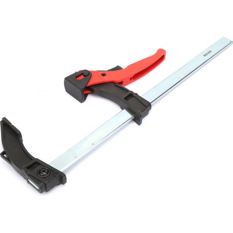 Serre-joint à cliquet rapide pour le travail du bois (90300 mm), poignée en F, outil de serrage rapide pour le bois (90300 mm) (1/5)