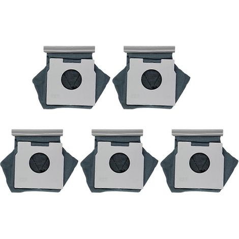 Lot de 2 ou 5 sacs d'aspirateur universels lavables en tissu, compatibles avec les aspirateurs MC-CA291, MC-CA293 et MC-CA211 réutilisables et multicolores.-AquaForge