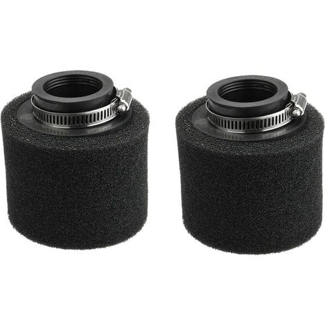 Set di 2 filtri aria doppi in schiuma nera da 38 mm per moto fuoristrada, quad e ATV da 110/125/150 cc (1/4)