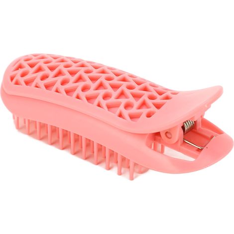 Épingle à racine volumisante pour cheveux, clip de fixation coiffant, surface creuse, bigoudi volume pour famille, rose (1/5)