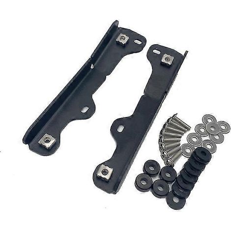 Déflecteur de vent de pare-brise rehaussé de 4 mm pour BMW F750GS et F850GS (2018-2021). Support de fixation inclus. (1/5)