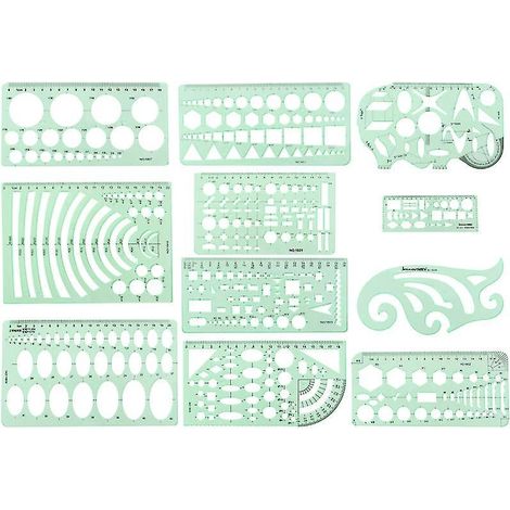 Règle de coffrage de 11 pièces