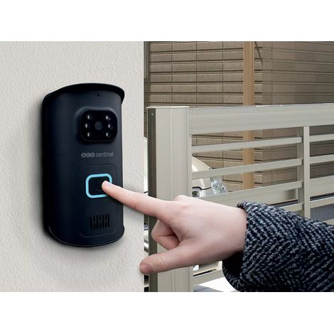 Scs Sentinel – Interphone vidéo sans fil 200 mètres – Vision nocturne 6 LED – Grand angle 110° – Enregistrement photos et vidéos – Installation facile — vue 3