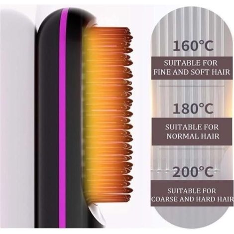 Cellfast – Brosse soufflante lissante portable – Technologie ionique – 3 réglages de température – Pour tous types de cheveux
