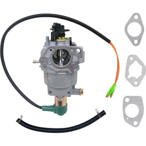 Carburateur pour générateur GX390, compatible avec les moteurs de générateurs chinois Generac GP5000, GP5500, GP6500 5KW, 5,5KW et 13 CV, 188F. (1/5)
