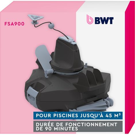 Robot Piscine FSA900 pour un Nettoyage du Fond de la Piscine sans Fil grâce au système Stop (1/5)
