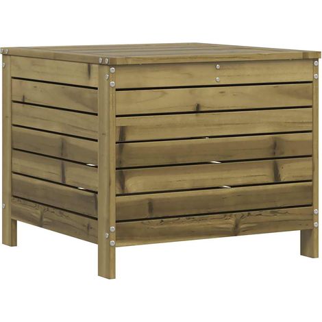 Maison Exclusive - Gartenhocker 62x63,5x53,5 cm Kiefernholz Imprä (1/5)