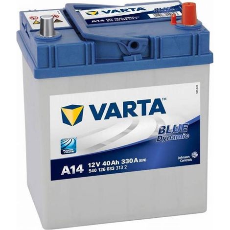 BATTERIA AUTO VARTA BLUE 40AH POLO DX - A14   330A