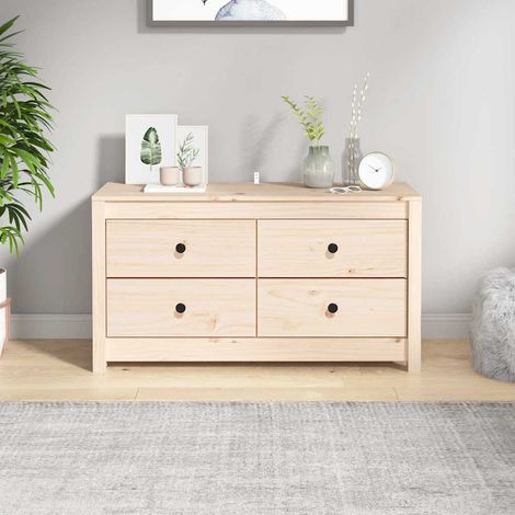 Armoire latérale-Meuble de rangement 100x40x54 cm Bois de pin massif 387150 (1/5)