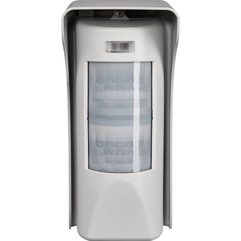 TTR619AM Dreifache Outdoor-Technologie, Haustier-Immunitätsfunktion, Antimasking, 10 m Reichweite, Schutzklasse IP54. Einbauhöhe: 1,2 m. Batterie enthalten. Optionales Zubehör: SP19/20 Halterung LT19/