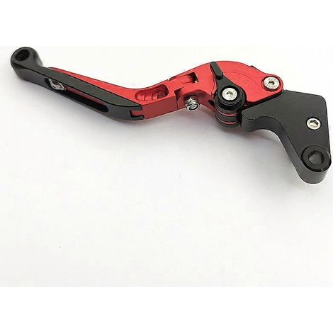 Convient pour les locomotives BMW S1000R, S1000XR, F850GS et F900R : levier de klaxon d'embrayage gauche modifié (rouge, 1 levier). (1/5)