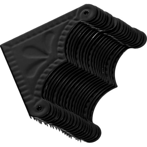 20 protections d'angle métalliques vintage en forme de L - Design (1/5)