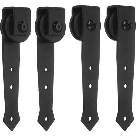 4-Piece Sliding Barn Door Safety System 115x29mm (1/5)