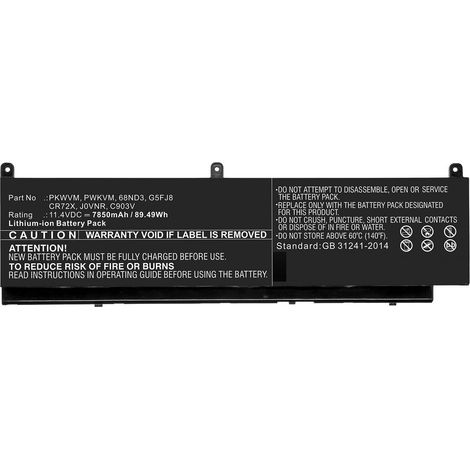 Batería para portátil Dell de CoreParts, mbxde-BA0218