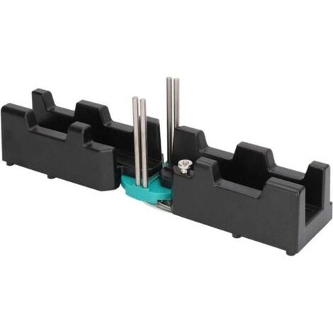 Winkelmesser, 2-in-1 Gehrungswinkel-Schneidwerkzeug, hochpräzises, verschleißfestes Messinstrument, ABS, Schwarz