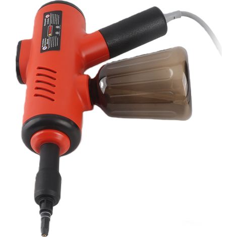 Nettoyeur vapeur portatif à main, chauffe rapide 10s, 3 niveaux de température, nettoyage profond, réservoir 600ml, 3 brosses, buse coudée, raclette vitre, housse, sac rangement, câble 5,2ft (1/5)