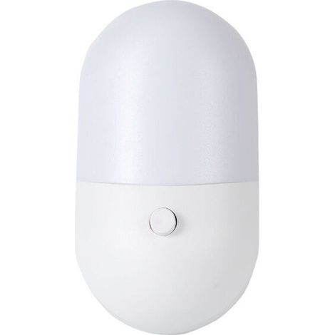 Lot de 2 douilles de veilleuse LED pour chambre d'enfant ou bébé, blanc et blanc chaud (1/4)