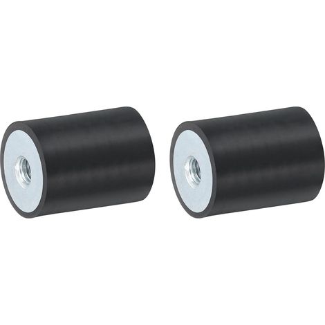2Pcs 30 x 40mm Filetage M8 Femelle Silentblocs en Caoutchouc, Isolateurs de Vibrations, Remplace les Tampons Anti-Vibrations Bloc de Base (1/5)