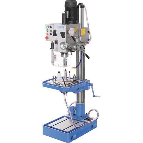 Taladro de columna de engranajes de 400 V y 15 Kw Fervi T041DA