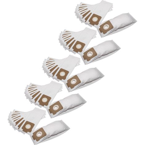 vhbw 50x sacchetto sostituisce AEG taglia 17 per aspirapolvere - 17 28cm x 21cm Bianco