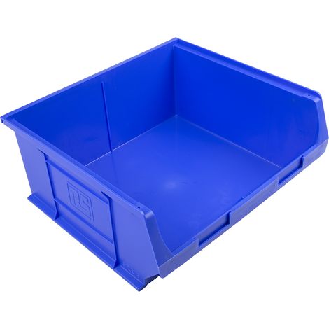 Bac de rangement RS PRO Bleu en PP, 180mm x 419mm x 376mm ( Prix pour 1 ) (1/4)