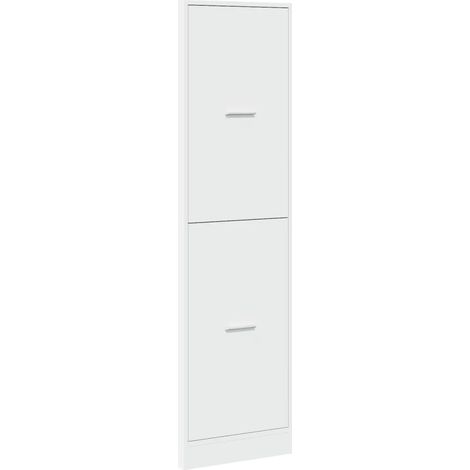 Mobile da farmacia bianco con vani modulari 40 x 41 x 144,5 cm realizzato in legno composito bianco 020055658