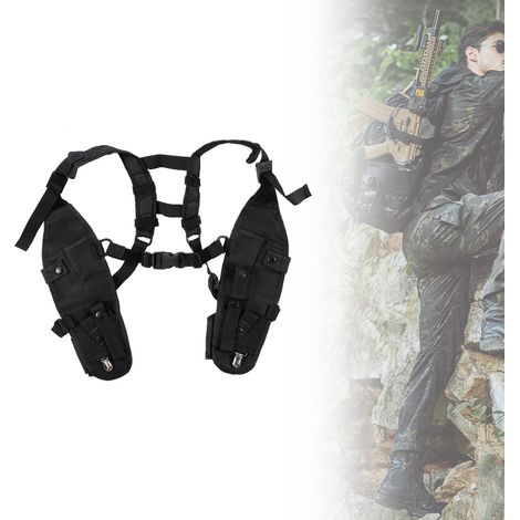 Housse de protection étanche pour talkie-walkie, avec sangle ajustable et design robuste pour activités extérieures (1/4)
