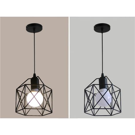 Suspension de style nordique pour restaurant, style industriel minimaliste moderne, suspension rétro créative et personnalisée pour comptoir de bar, petite suspension pour chambre ou couloir, à une se (1/5)