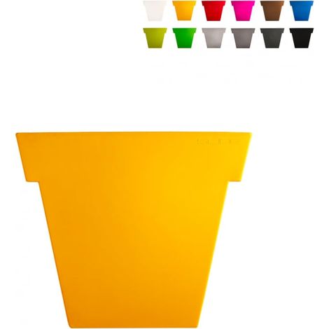 Macetero Il Vaso 55 cm diseño moderno Slide - Amarillo (1/5)