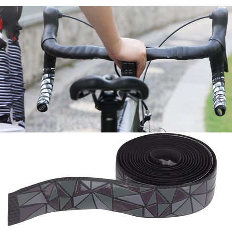 2 Rouleaux de Ruban Poignée Vélo Course Antidérapant CX-86, Accessoire Vélo Respirant et Absorbant les Chocs (Noir) (1/4)