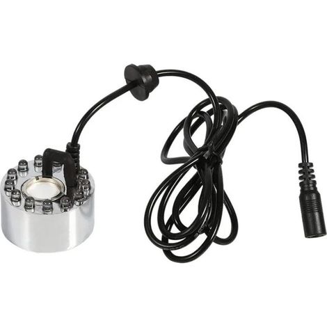 Brouillard d'Eau pour Fontaine Humidificateur Ultrasonique avec 12 LED Brumisateur Ultrasons YYV (1/4)