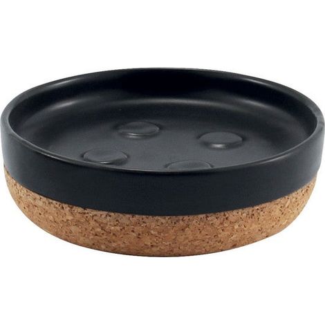 Porte-savon céramique Odemira, noir