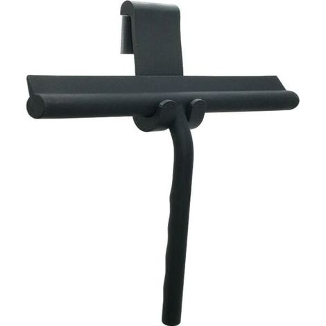 Tergicristallo in silicone per la pulizia di docce, bagni, specchi, vetri e piastrelle (nero medio 28 cm) (1/4)