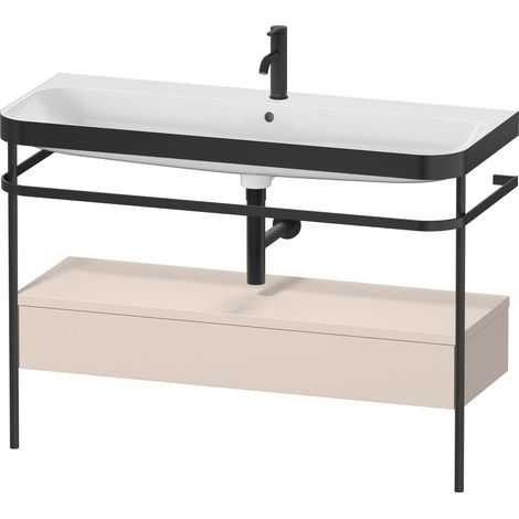 Duravit Happy D.2 Plus c-bonded Set avec console métallique et